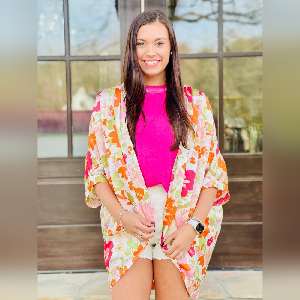 Umgee Springtime‎ Cream Kimono
